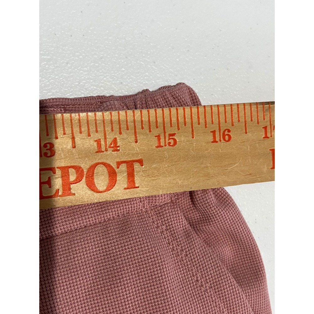 NWT Halara Flex High Waisted Pocket Wide Leg Waffle Work Pants Sz XL P Rose Tan - Picture 8 of 11